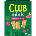 Club Minis Crackers, Spring Snacks, Snack Crackers, Limited Edition, Cinnamon Sugar, 11oz Box (1 Box) (EXP 06/29/26)