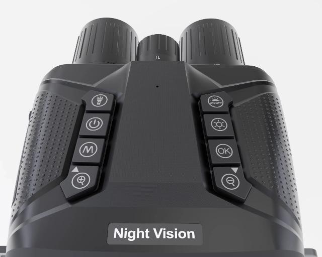 VISIOGEAR Night Vision Goggles - Eagle 4K Night Vision Binoculars for Adults, Dual Modes Binoculars with 5000mAh Battery, 32GB SD Card Included for Adventure and Surveillance, Black