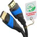 KabelDirekt 4K HDMI Cable  40ft & Longer HDMI Cables (20ft75ft)  German-Engineered HDMI Cord  Supports 4K@60Hz, UHD, HDR, ARC, Ethernet  HDMI Cable for HDTV, PC, PS5, Xbox, Switch (Black/Blue)