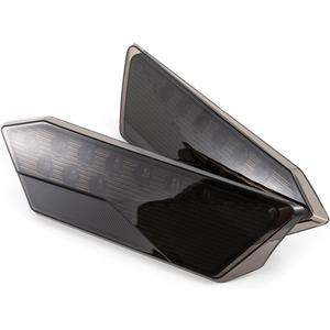 Smoked Black LED Tail Lights for Polaris RZR 900/1000/XP Turbo 2014-2019 Brake & Driving Lights Waterproof Brake & Driving Lamps,Direct Fit Replacement