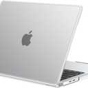BlueSwan Anti-Cracking Hard Shell Case Compatible with MacBook Pro 14-inch 2025 2024-2021 Release M4 M3 M2 M1 Pro/Max Chip, Anti-Fingerprint Soft TPU Bumper, Frosted White