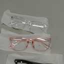 Blue Light Blocking Glasses - Fashion Square Eyeglasses, Anti UV Ray Computer Gaming Glasses Blue Blockers for Women/Men