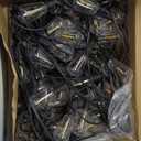 Brightever Outdoor String Lights 150FT, Patio Lights with 75+2 Dimmable ST38 Shatterproof LED Bulbs, Vintage Edison String Lights for Outside, Waterproof Bistro Lights for Halloween Backyard 2700K (150FT-Warm White, Black Wire)