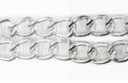 Milwaukee Leather  PC Vest Extenders - Double Chain with Genuine Leather Inch Extension, 1 Piece