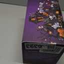 Halloween Spider Web Lights Decoration 250 LED Light up Spider Webs Halloween Decorations Outdoor with 59" Large Spider & 3.53 oz Stretch Cobweb 16.4 Ft Giant Web with 8 Modes (Purple & Orange)