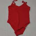 Nebility Red Bodysuit for Women Tummy Control Shapewear Body Suits Sculpting Snatched Body Shaper at Amazon Women's Clothing store, S