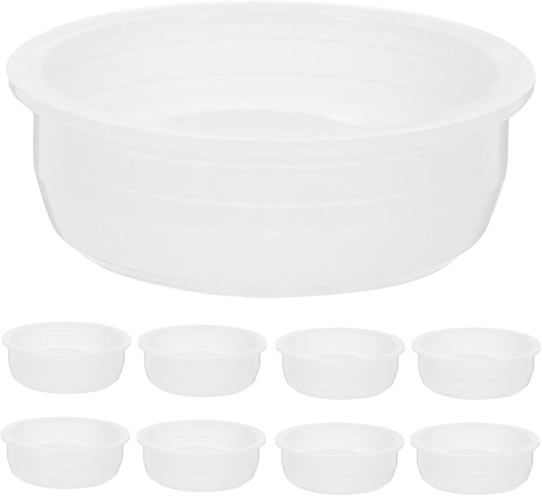 iplusmile 1.88 Inch Bucket Lid with Pull Ring Set of 20 Drum Bung Caps for 20L 25L 30L Chemical Storage and Oil Drum Seal Plugs