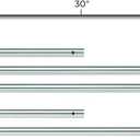 Shurhold Durable, Lightweight Aluminum Handles for Boats, RVs, and Home Cleaning Tools - 40" Fixed Length Handles