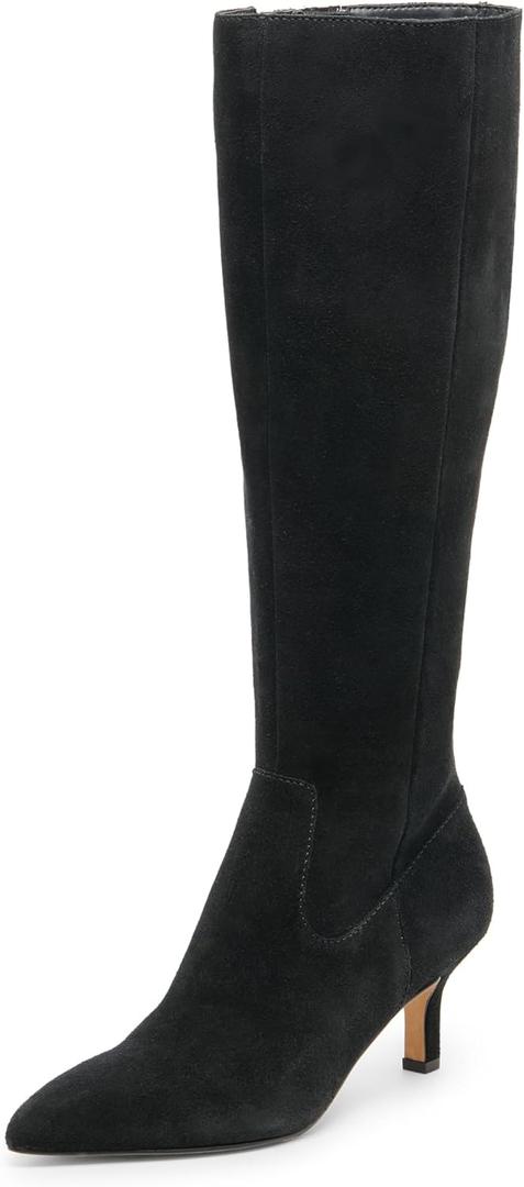 Dolce Vita Women's Attie H2O Knee High Boot, Onyx, 8