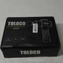 TOLOCO Massage Gun, Deep Tissue Back Massage for Athletes for Pain Relief, Percussion Massager with 10 Massages Heads & Silent Brushless Motor, Christmas Gifts for Women, Men, Black