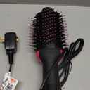 Hair Dryer Brush Blow Dryer Brush in One, Upgraded 4 in 1 Hair Dryer and Styler Volumizer with Negative Ion Anti-frizz Ceramic Titanium Barrel Hot Air Hair Straightener Brush