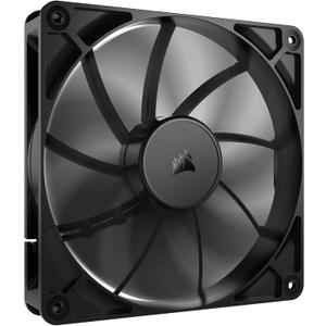 CORSAIR RS140 140mm PWM Fan  Daisy-Chain Connection  Low-Noise  Magnetic Dome Bearing  Single Pack  Black (1 x 140mm)