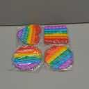 4 Pack Fidget Toys,Pop Fidgets Pack Party Favors for Kids & Adults,Push Sensory Toys Bulk Toddler Toys,Stress Relief Gifts for Easter,Christmas,Birthday,Party Supplies,Classroom