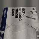 Plasticplace 8 Gallon Trash Bags: Premium White Drawstring Garbage Bag, 0.7 Mil Thickness, Durable Trash Can Liners, Garbage Bags for your Trash Can, Ring Size 22" x 22" (Pack of 100)