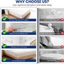 4Pcs Upgrade Bed Sheet Holders for Corners, Bed Sheet Grippers, Fitted Sheet Holders Keep Sheets Firm & Tight, Lock Sheet Holders, Heavy Duty Bed Sheet Clips, Fit All Mattress Easy Install