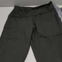 3 Pack Fleece Lined Leggings Women with Pockets -Warm Winter Yoga Pants for Women Thermal Running Workout Leggings (Large-X-Large, Black/Grey/Navy)