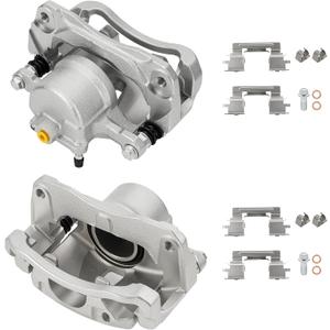 Front Disc Brake Caliper Assembly w/Bracket Fit for 2005-2006 Toyota Camry 3.0L 3.3L, 2004-2010 Sienna 2.4L 3.3L 3.5L, 2005-2007 3.5L, 2004-2008 Solara 2.4L 3.3L, Replaces 19-B2714 19-B2715