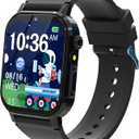 Kids Smart Watch Boys, Kids Game Smart Watch with 32 Games HD Touch Screen Video Camera Music Player Audiobooks Pedometer Flashlight Alarm Clock 12/24 hr, Toys Gift for 3-12 Years Old Boys Girls