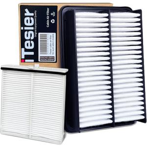 Engine Cabin Air Filter Kit for Mazda CX30 (2020-2026), Mazda 3 (2019-2026), CX50 (2023-2024), Replaces BDGF-61-J6X, PAJ8-13-3A0A, PAH9-13-3A0A