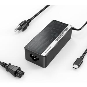 Laptop Charger for Lenovo, Thinkpad, Yoga, USB C, 65W, 45W, Lenovo Thinkpad X1 Carbon Type-C Series: X1 Carbon 5th 6th 7th 8th Gen, X1 Yoga 2nd 3rd 4th 5th Gen, X1 Tablet 2nd 3rd Laptops