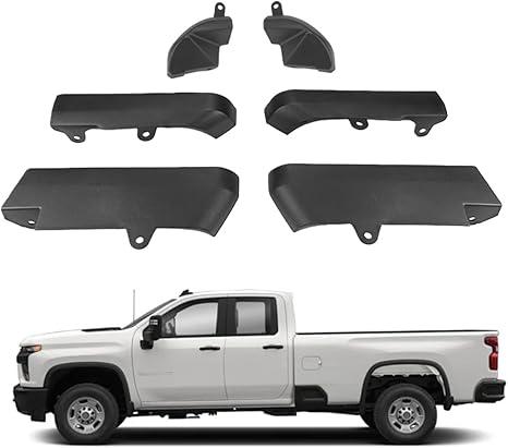 Mud Flaps Delete for Chevy Silverado 2500HD 3500HD 2020-2025 Splash Guards