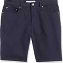 Amazon Essentials Men's Straight-Fit 7" Inseam Stretch 5-Pocket Shorts (Blue)