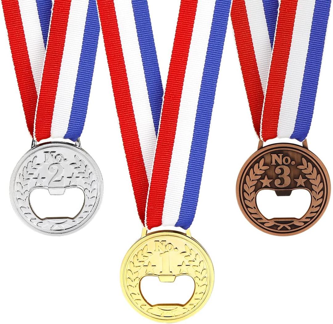 9 Pcs gold medal