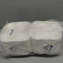 Freshware Clamshell Food Containers with Lids [6x6 50-Pack] Disposable To Go Containers, Biodegradable Sugarcane To Go Boxes - Paper Container - Microwave & Freezer Safe, Stackable