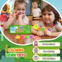 3Pcs Color Sorting Sensory Toys for Kids with Autism Toddler Toys for Airplane Travel Road Trip Preschool Montessori Toys Fine Motor Skills Christmas Stocking Stuffer Gift for Boys Girls C