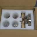 Hardwired Brushed Gold Wall Sconces Set of Two, Bathroom Light Fixtures with Clear Glass Modern Wall Scones for Bathroom Mirror Living Room Hallway Bedroom(Bulbs Not Include)