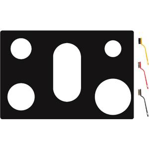 Stove Cover For SamSung 30 Inch Gas Range Model NX60T8111, NX60T8311, NX60T8511, NX60T8711, NX60T8751, Upgraded 0.5MM Thickness Reusable Burner Guard For For SamSung Gas Stove Top Protector