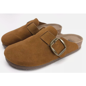 SM New York Women's Suede Clogs, Size 10