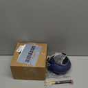 Juvale Cast Iron Teapot with Infuser - Blue, 27 oz (800 mL) - Stovetop Tea Kettle for Loose Leaf Tea - Includes Stainless Steel Infuser & Trivet