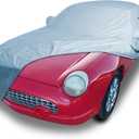 iCarCover Custom Car Cover for 2002-2005 Thunderbird, Waterproof All Weather Rain Snow UV Sun Hail Protector for Automobiles, Automotive Accessories Full Exterior Indoor Outdoor Car Cover (1-Tone (Solid Gray))