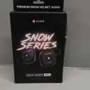 ALECK Snow Series Pro Wireless Bluetooth Ski & Snowboard Helmet Speakers, Fits AudioReady Helmet Ear Pockets, Glove Friendly Controls, Builtin Mic for HandsFree Calls