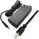Dell 65W 4.5mm tip Laptop Charger,Latitude 3320 3330 3340 3420 3430 3435 3440 3450 3520 3530 3535 3540 AC Adapter, Black, DA65NM191