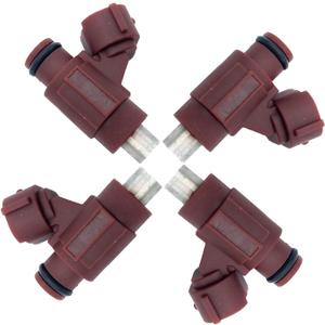 6ET-13761-00-00 4pcs Fuel Injectors 4 Holes Replacement for Yamaha WaveRunner FX Cruiser FZR FZS GP1800R 6ET137610000