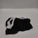 2 Pieces Nun Habit Costume Hat Accessory Nun Headpiece Nun Hat for Women Adult Halloween Cosplay Party Black and White (Medium)