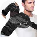 RelaxCoo XL Shoulder Ice Pack Rotator Cuff Cold Therapy, Reusable Gel Ice Wrap for Shoulder Injuries & Pain Relief, Bursitis, Tendonitis, Swelling, Recovery for Man and Women Black