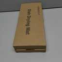 2 x CHIKILLA Silicone Dish Drying Mat for Kitchen Counter, Fast Drainage Design for Vegetables Fruits, Heat Resistant, Non-Slip , Dishwasher Safe  15.7x13 inch Urban Gray