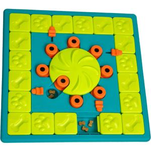 Outward Hound by Nina Ottosson MultiPuzzle  Interactive Dog Treat Puzzle Enrichment Toy, Level 4 Expert