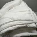 Stratford Park Super Soft Prewashed Comforter, 3 Piece White Comforter Set Queen, Warm Down Alternative Bedding Set, All Season, Matching Pillow Shams