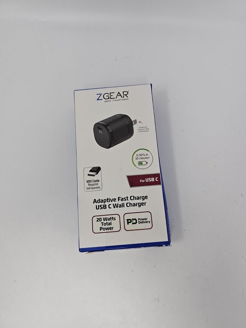 ZGEAR Adaptive Fast Charger USB C Wall Charger