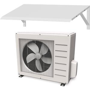 35In x 22In Air Conditioner Awning for Outside - Mini Split Covers Composed of Robust Metal Frame for AC Condenser/Compressor All-Weather Protection AC Unit Cover for Outside Add Dependable Shelter