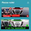 9.7" Android 13 Car Stereo for Ford Transit 2013-2019, for Ford Transit Custom 2014-2019 Double Din Touchscreen Radio with w/Carplay & Android Auto Bluetooth WiFi GPS Navigation AHD Camera Mic, 2+32G