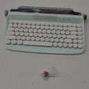 YUNZII ACTTO B303 Wireless Typewriter Keyboard, Bluetooth Connection, Cute Retro Aesthetic Design with Integrated Stand for Tablet, Phone, PC and Win/Mac/Android (B303, Sweet Mint)