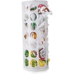 Handy Laundry Grocery Bag Storage Holder, Large Capacity Bag Dispenser, Neatly Store Plastic Shopping Bags & Keep Them Handy for Reuse, Access Holes Make Adding or Retrieving Bags Simple & Convenient