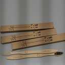 NUDUKO Bamboo Toothbrushes Biodegradable Toothbrush 10 Pack - Eco-Friendly, Natural Wooden Tooth Brush, BPA Free Travel Size Organic Soft Bristle Toothbrush, Soft Toothbrushes for Adults (Black&white)