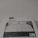 Comfort Spaces White Queen Size Duvet Cover Set - 3 Pieces Pintuck Pleated Duvet Cover Queen, All Season Lightweight, Extra Softness Pre-Washed Microfiber Queen Bedding Cover Shams, Full/Queen