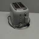 Toaster 2 Slice Retro Stainless Steel with 1.5 Extra Wide Slots Bagel, Defrost, Reheat, Cancel Functions, 6 Bread Shade Settings, Removable Crumb Tray, Gray